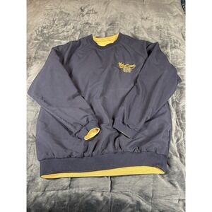 Mens Notre Dame Fighting Irish Pullover Windbreaker Size L preppy college